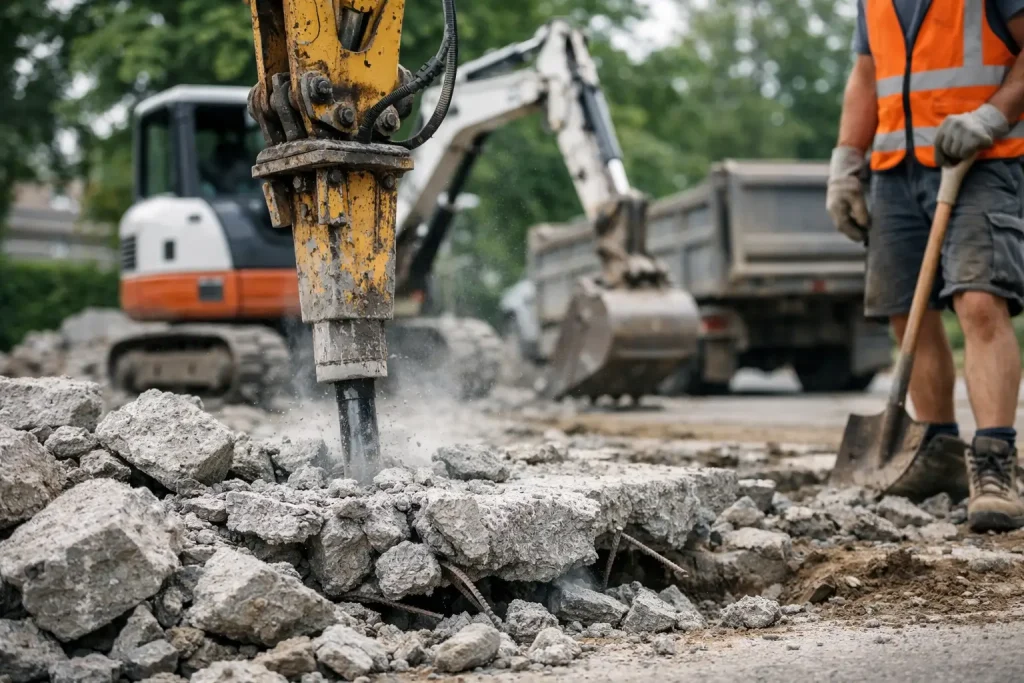 Concrete Removal Near Me: What to Look For