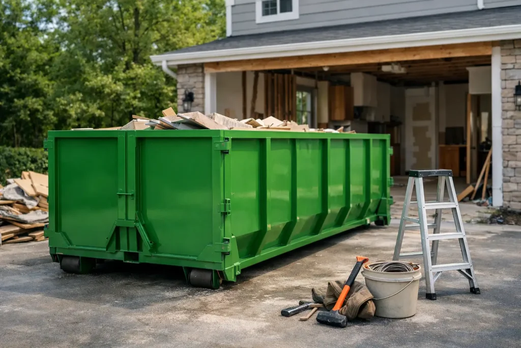 20 Yard Dumpster for Remodel Jobs