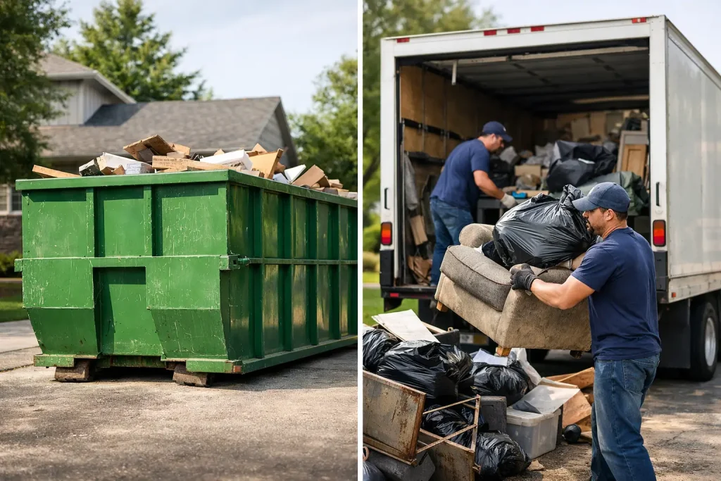 Dumpster Rental vs Junk Removal
