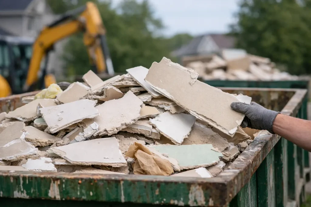 Can Drywall Go in Dumpster? Read This First