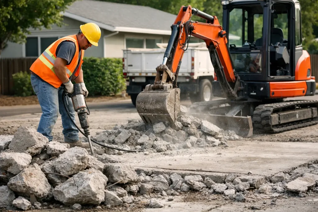 Concrete Removal Roseville CA Made Simple