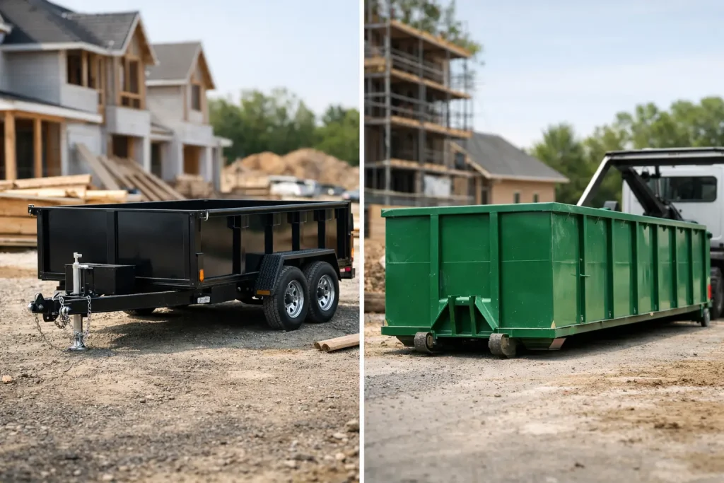Trailer Dumpster vs Roll Off: Which Fits Your Job?