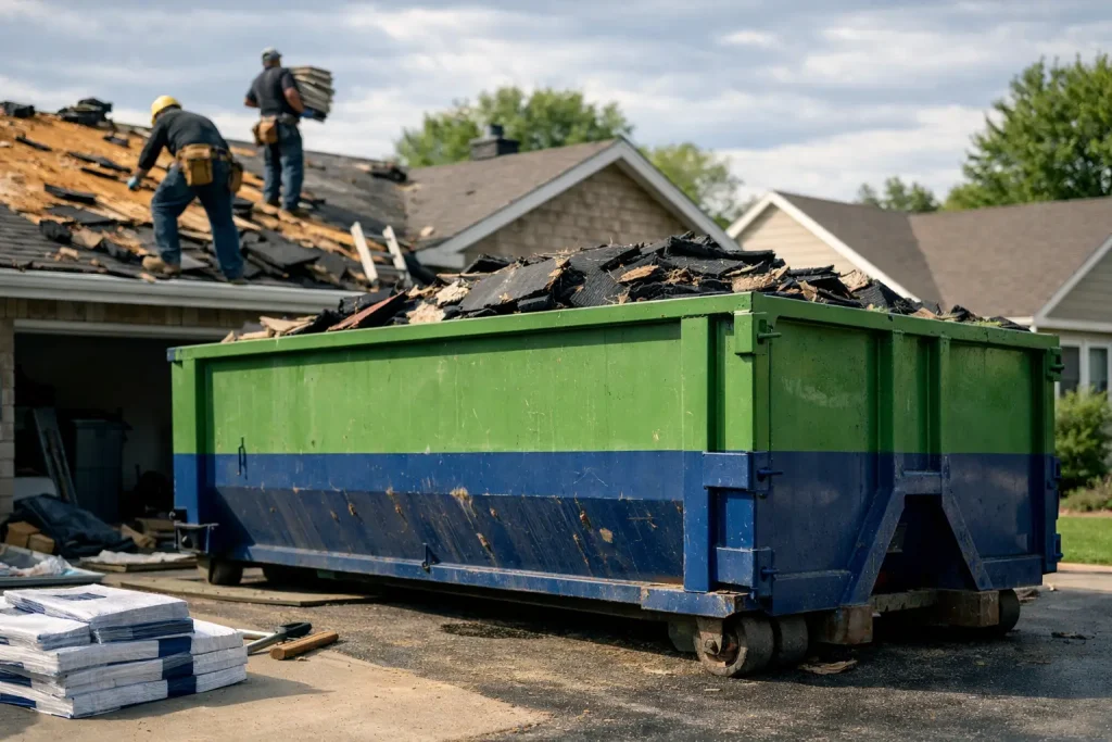 Choosing a Roof Tear Off Dumpster That Fits