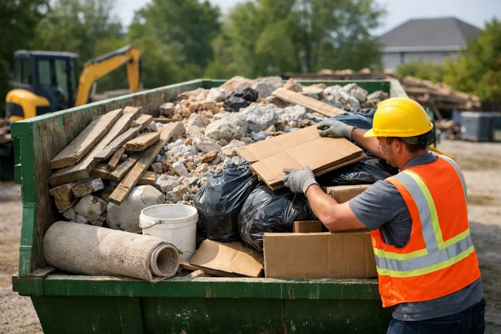 How to Load a Dumpster Without Wasting Space