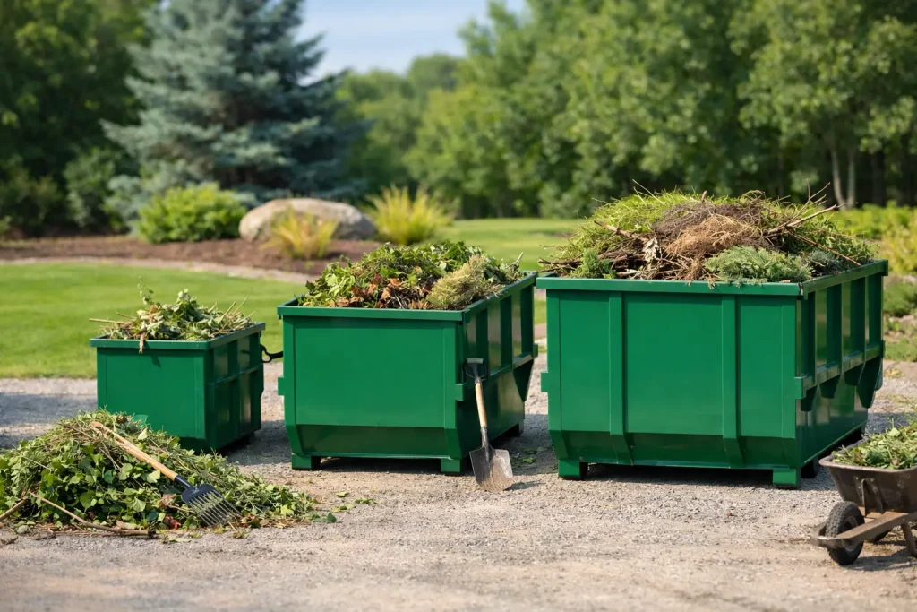 Landscaping Debris Dumpsters: Choose the Right Size
