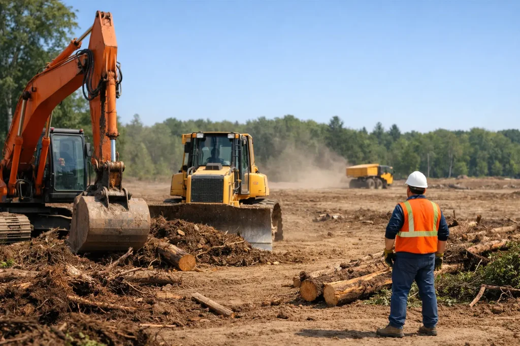 Site Clearing Before Construction Done Right
